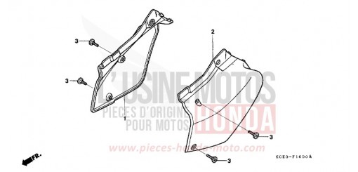 COUVERCLE LATERAL XR250RY de 2000
